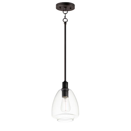 Maxim Lighting Babylon 1-Light Pendant 11112CLBK